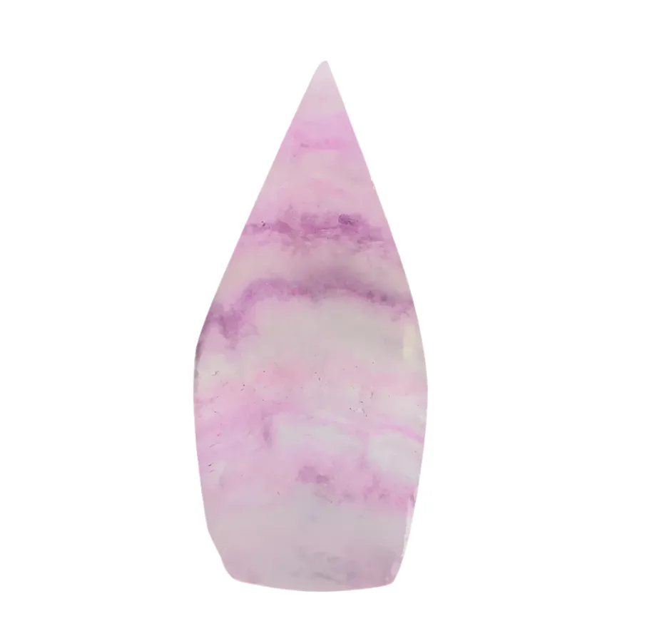 118G Fluorite Crystal Teardrop Point