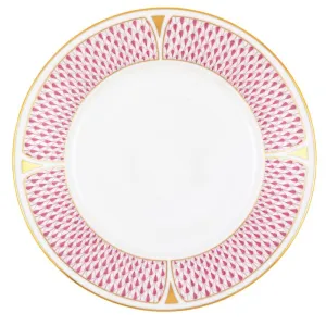 Art Deco Raspberry Dessert Plate