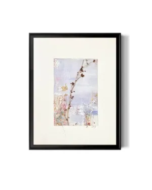 Art/Original Soft Wildflower Botanical Oil Painting I