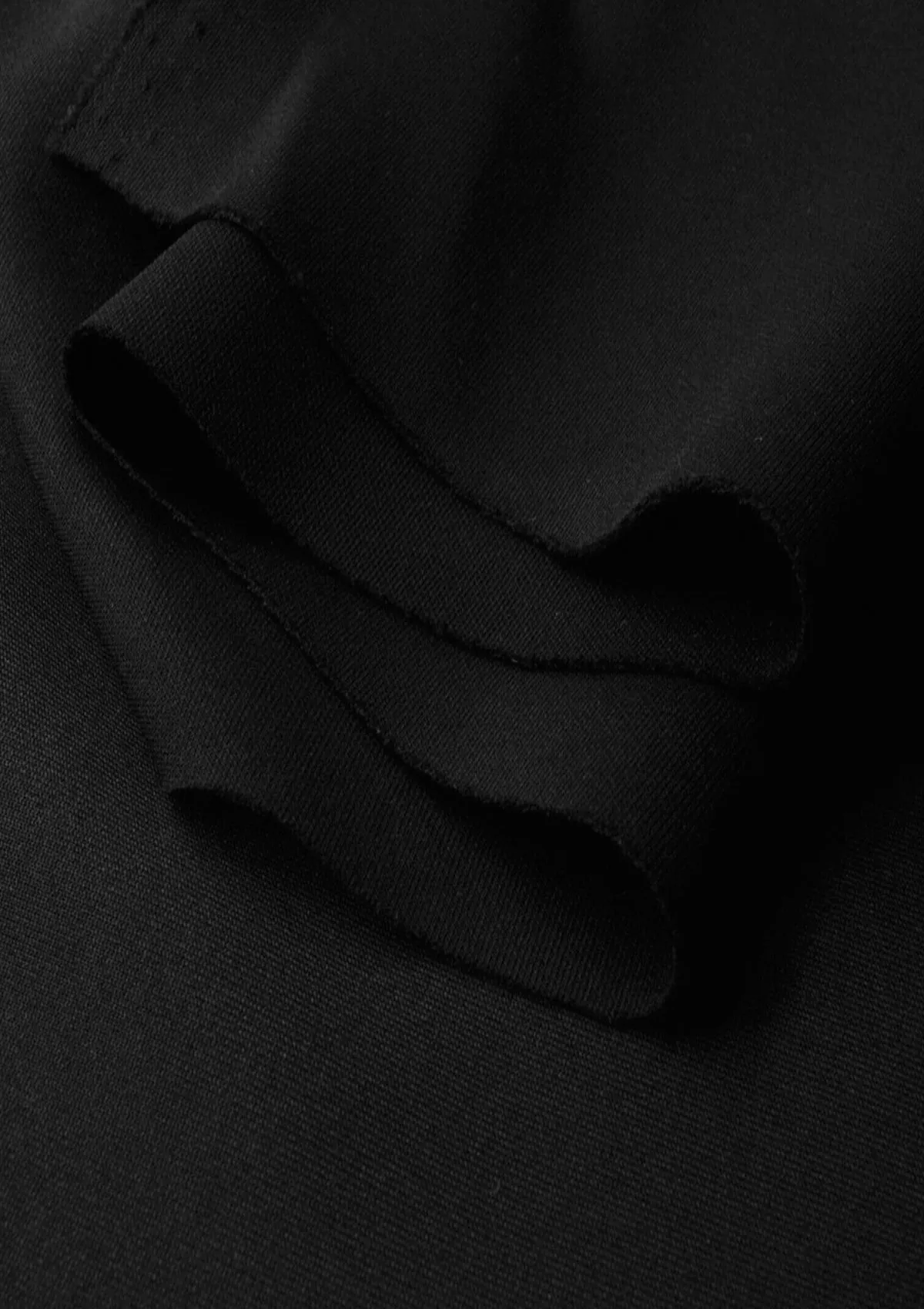 Black Scuba Jersey Fabric 60" Spandex 4-Way Stretch Elastane Polyester Dressing