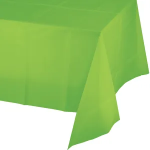 Bulk Fresh Lime Green Value Friendly Plastic Table Cover (12 per Case)