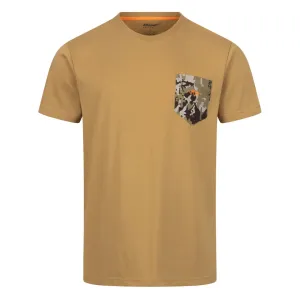 Camo Pocket T-Shirt 24 - Dull Gold by Blaser