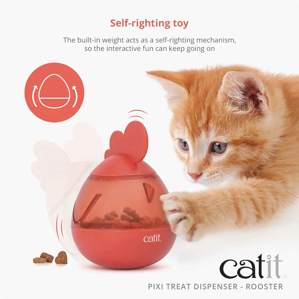 Catit PIXI Treat Dispenser; available in 2 styles