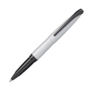 Cross ATX Rollerball Pen in Brushed Chrome with Etched Diamond Pattern