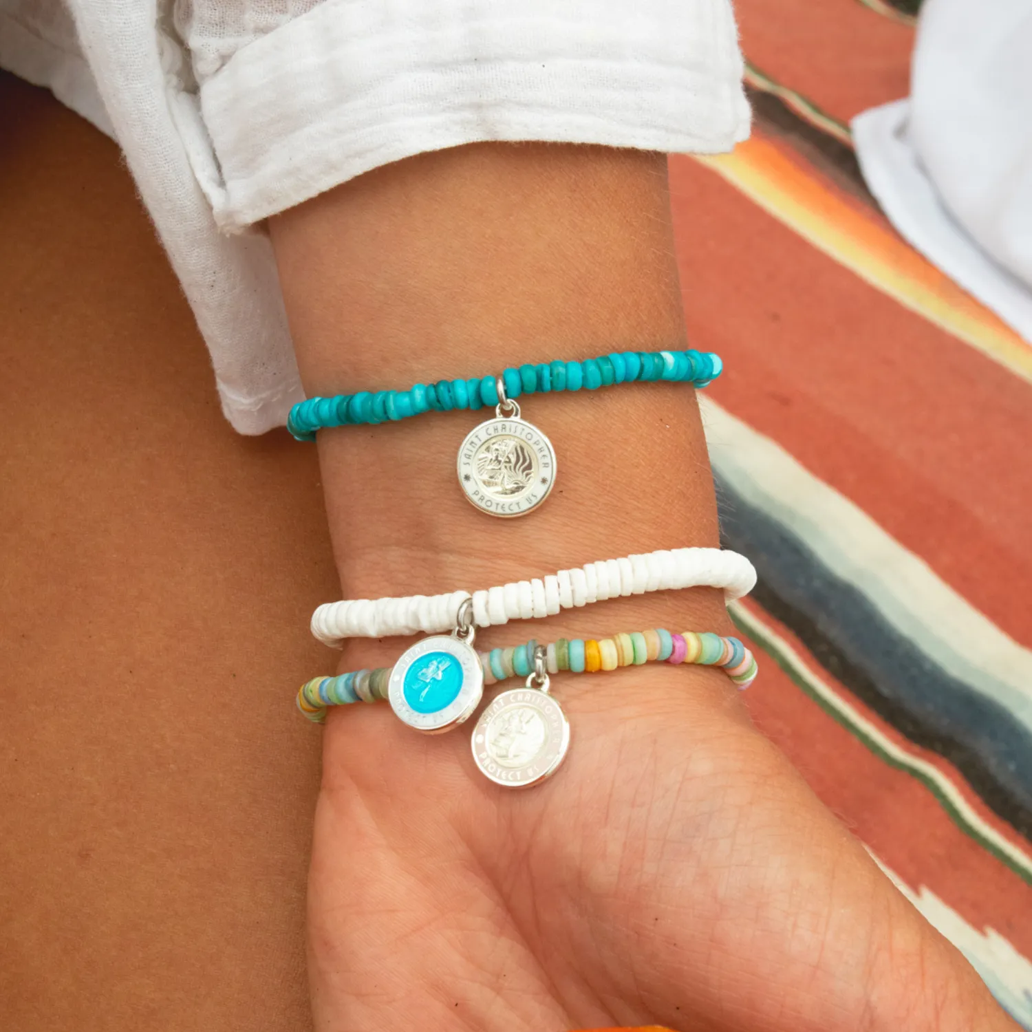 Crystal Coast Beaded Bracelet