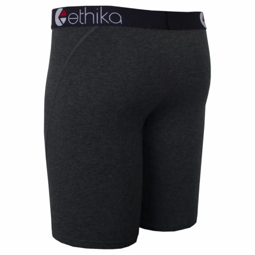 Ethika Heather Black Staple Solid