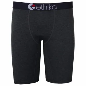 Ethika Heather Black Staple Solid