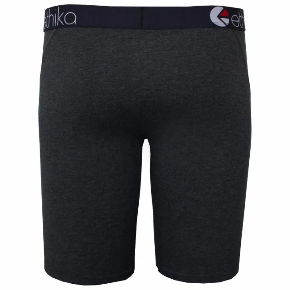 Ethika Heather Black Staple Solid