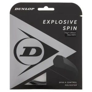 Explosive Spin Black 17G Tennis String