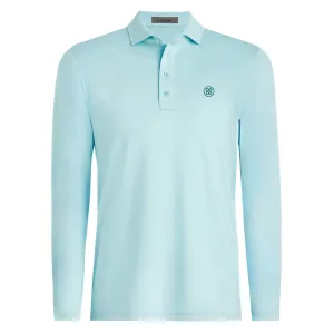 G/FORE Melange Ice Nylon Long Sleeve Polo