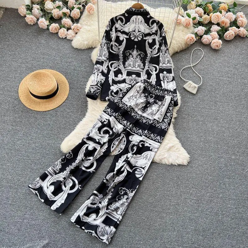 Gigi Abstract Print Coord Set