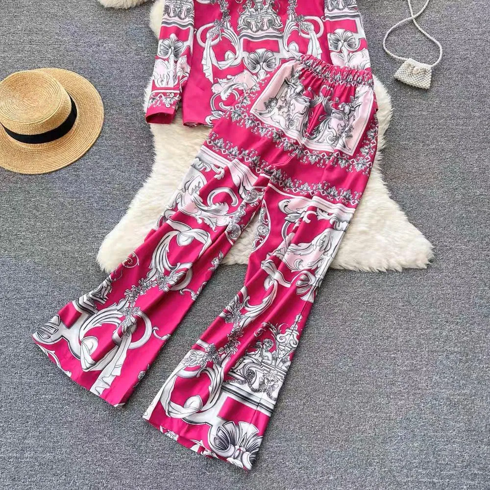 Gigi Abstract Print Coord Set