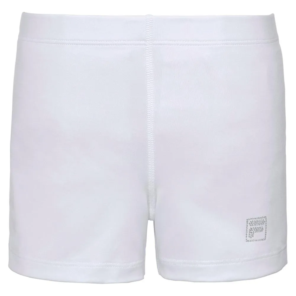 Girls' Essentials Tennis Ball Short White