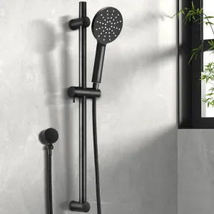 High Pressure Adjustable Black Handheld Shower Head Set 3 Modes