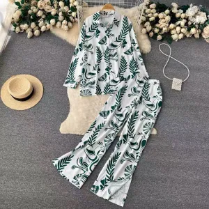 Jibby Abstract Print Coord Set