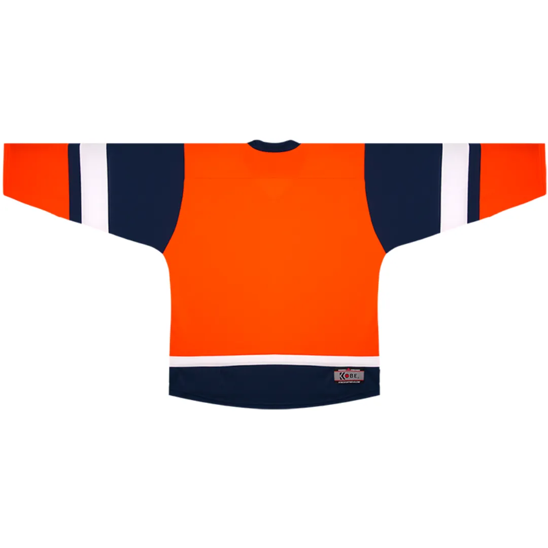 Kobe 5200 Orange/Navy/White Midweight League Hockey Jersey