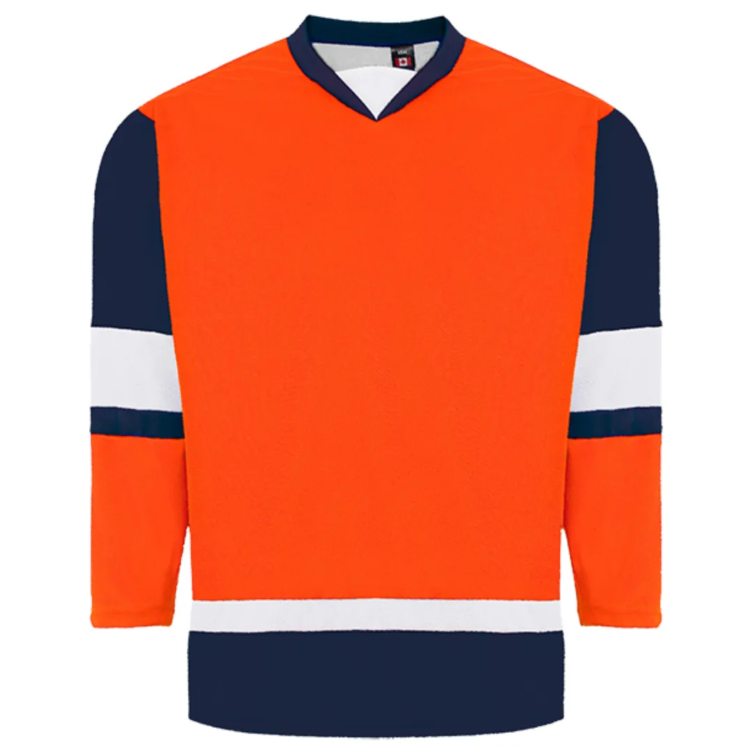 Kobe 5200 Orange/Navy/White Midweight League Hockey Jersey