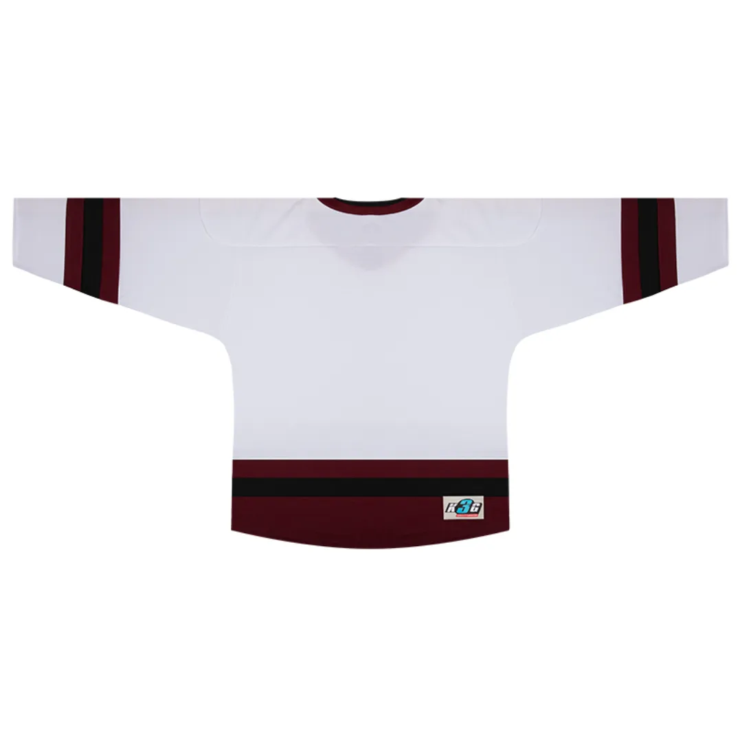 Kobe K3GLI White/Maroon/Black Premium League Hockey Jersey