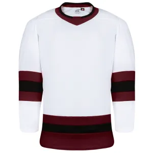 Kobe K3GLI White/Maroon/Black Premium League Hockey Jersey