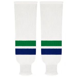 Kobe Sportswear 9854H Vancouver Canucks Vintage Home Pro Knit Ice Hockey Socks