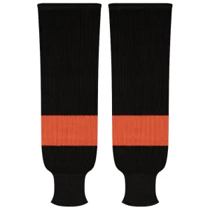 Kobe Sportswear 9888R Philadelphia Flyers Black Pro Knit Ice Hockey Socks