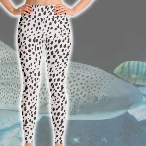 Leopard Shark Leggings - High Waist