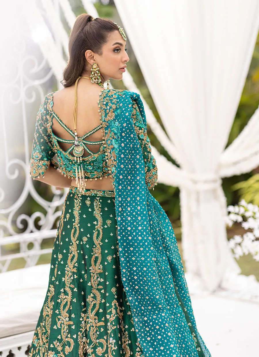 Mahsa Emerald Lehenga Choli