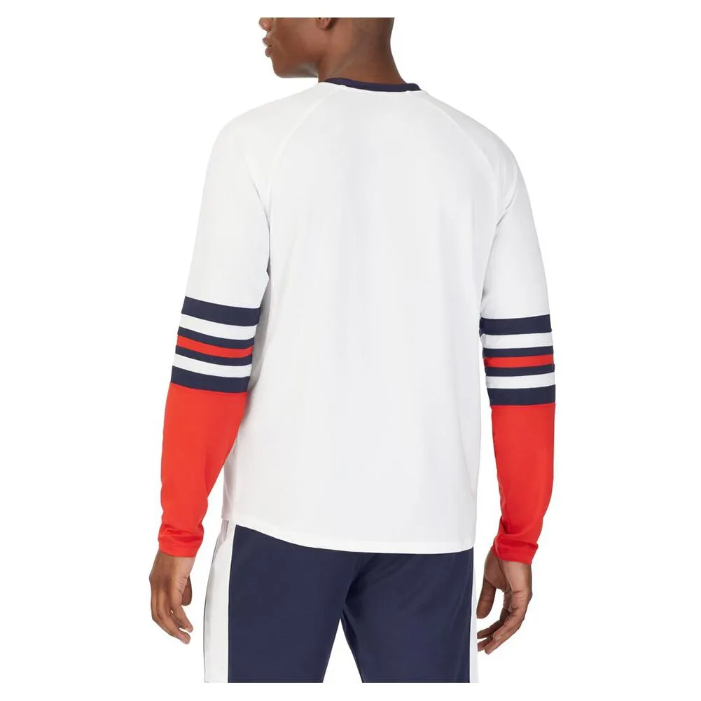 Men`s Heritage Long Sleeve Tennis Crew