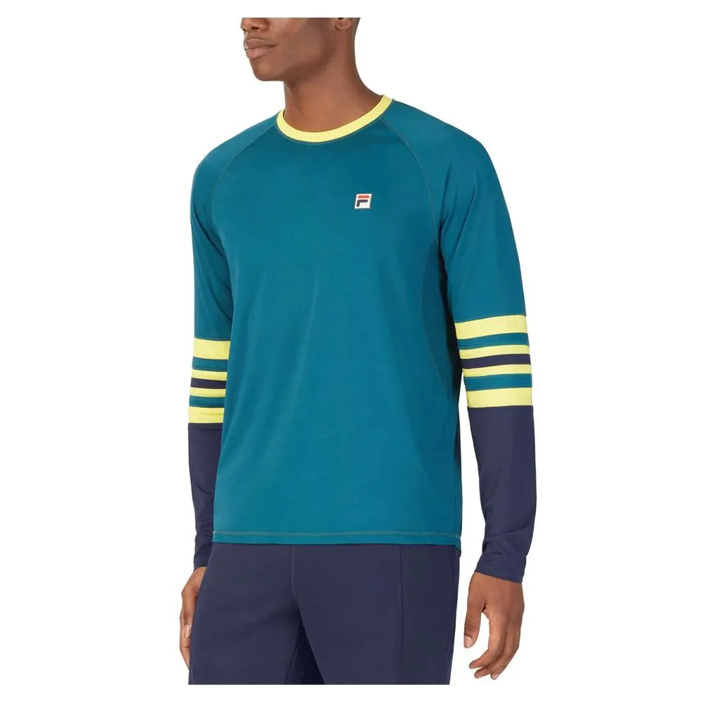 Men`s Heritage Long Sleeve Tennis Crew