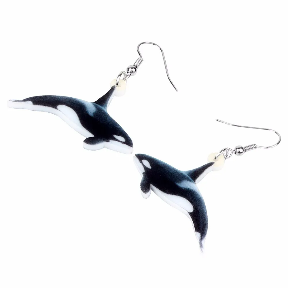 Orcas Whale Earrings