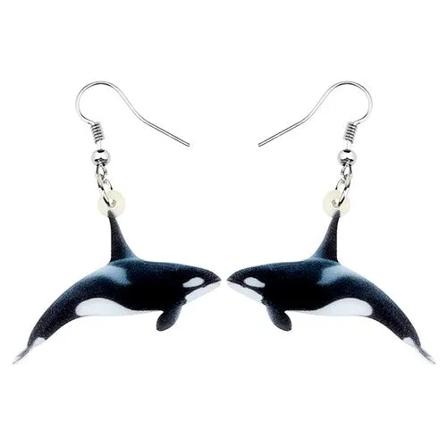 Orcas Whale Earrings