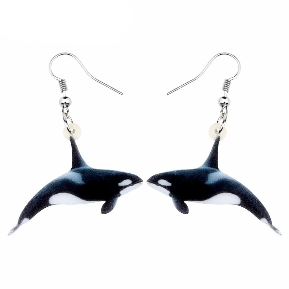 Orcas Whale Earrings