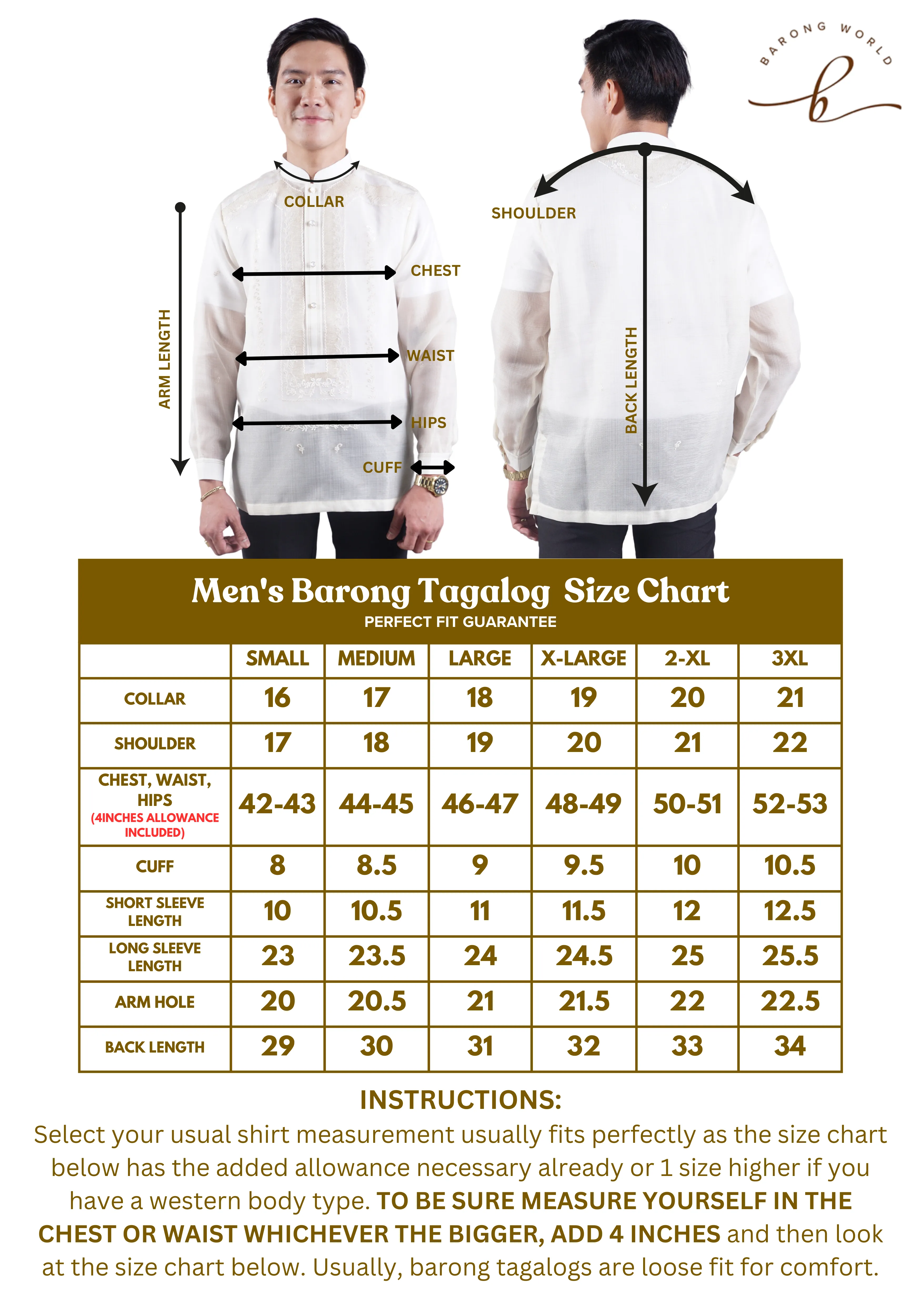 Premium Silk Cocoon Barong Tagalog Elegante - Jose JN48