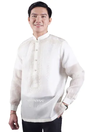 Premium Silk Cocoon Barong Tagalog Elegante - Jose JN48