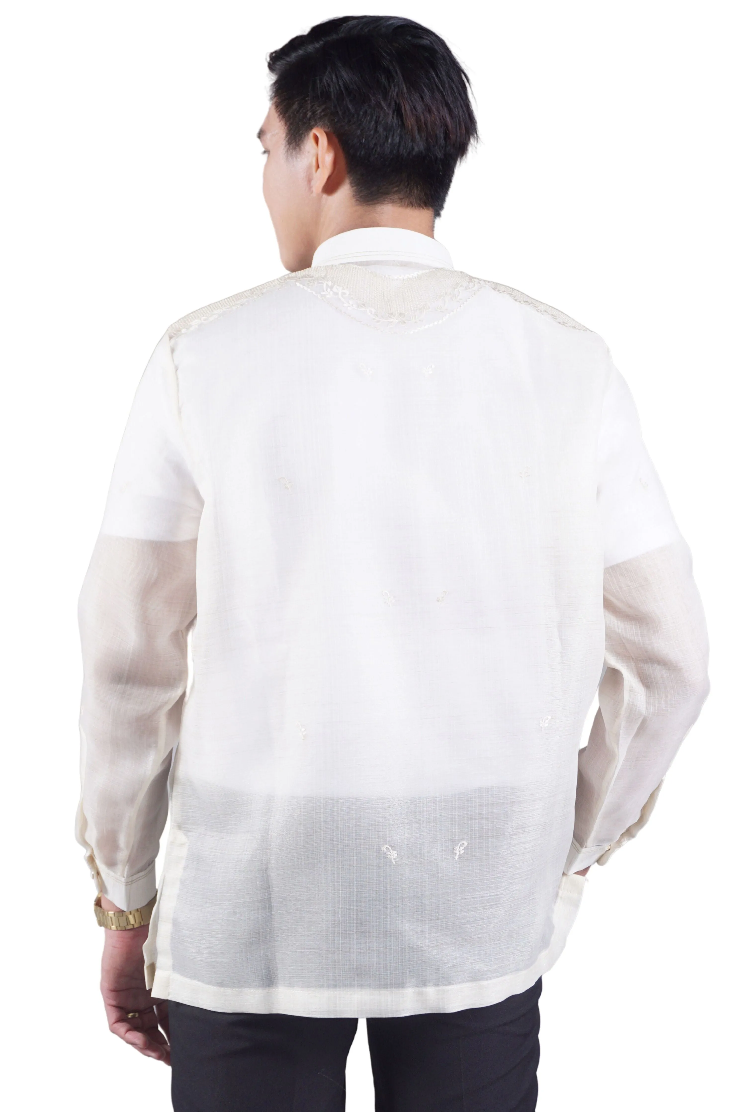 Premium Silk Cocoon Barong Tagalog Elegante - Jose JN48