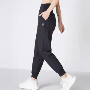 Quick Dry High Waist Jogging Sweatpant with Side Reflection