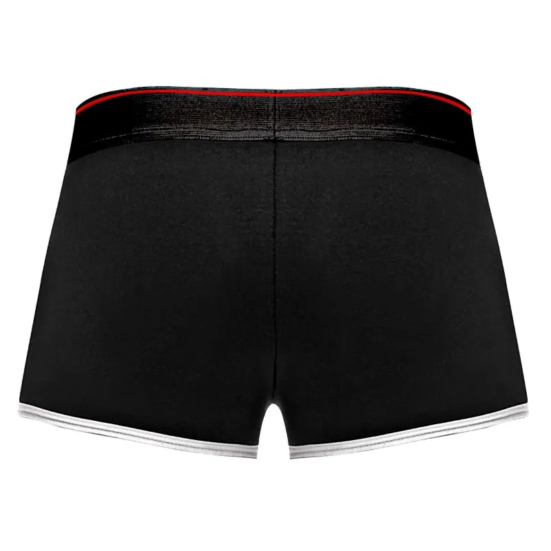 Retro Sport Panel Short- X-Large - Black/ Red