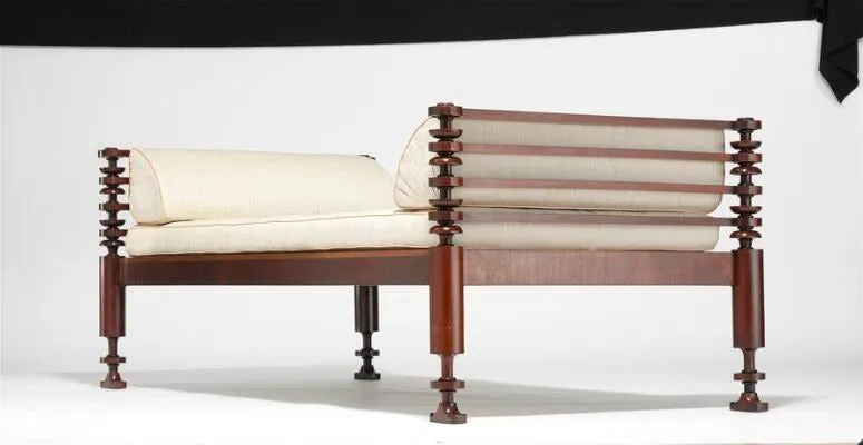 Sculpted Wood Daybed