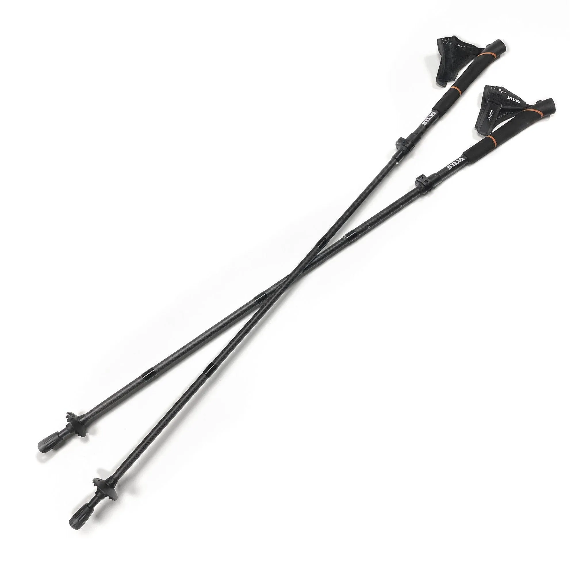 Silva Adjustable Carbon Running Poles