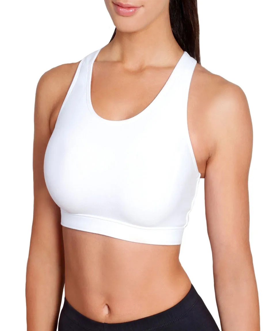 Sportjock Action Sports Bra, White