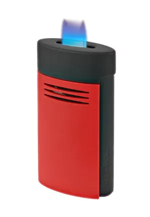 S.T. Dupont Megajet Flat Flame Lighter - Red Matte