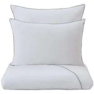 Tercia Bedding [White/Charcoal]