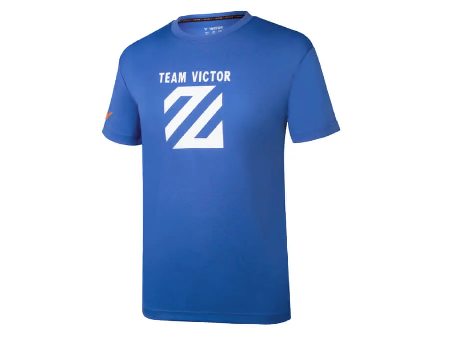 Victor T-LZJ301 F Unisex Badminton T-Shirt [Navy Blue]