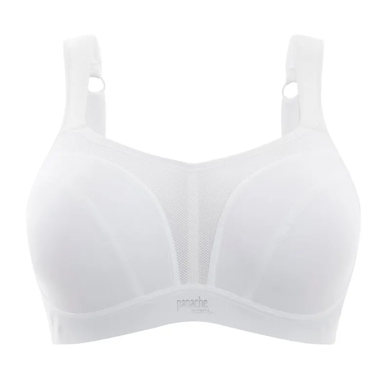 White Sports Bra Underwired - Panache