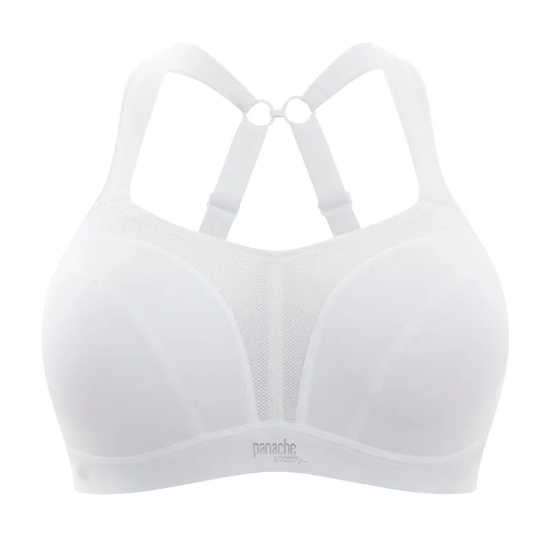 White Sports Bra Underwired - Panache