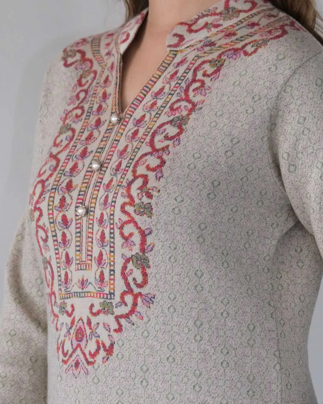 Women Knitted Winter Kurti