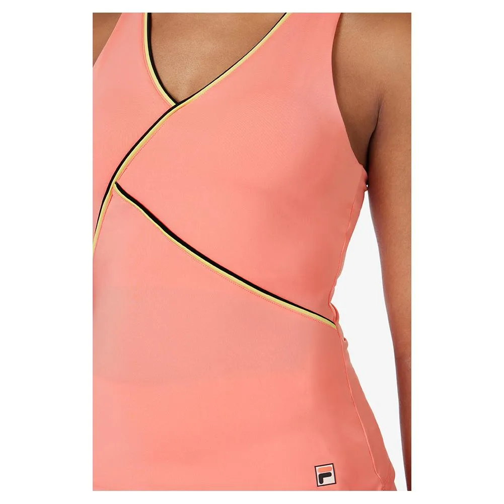 Womens Backspin Racerback Tennis Tank