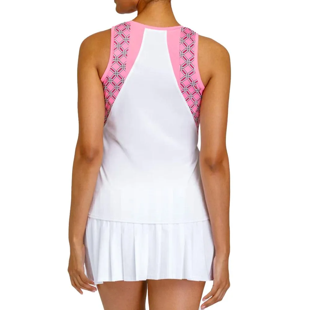 Womens Benedette Tennis Tank Diamond Chain