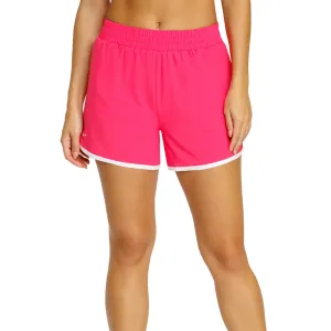 Women`s Heath Tennis Shorts with Briefs Vivid Pink