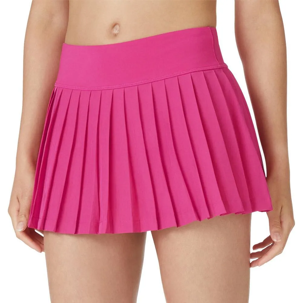 Womens Heritage Pleated Woven Tennis Skort